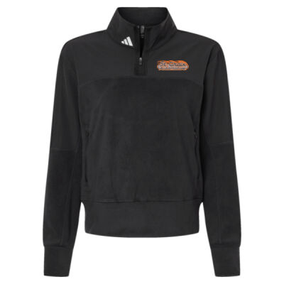 SCA - EMB - Women's Adidas Fleece Quarter-Zip Pullover Thumbnail