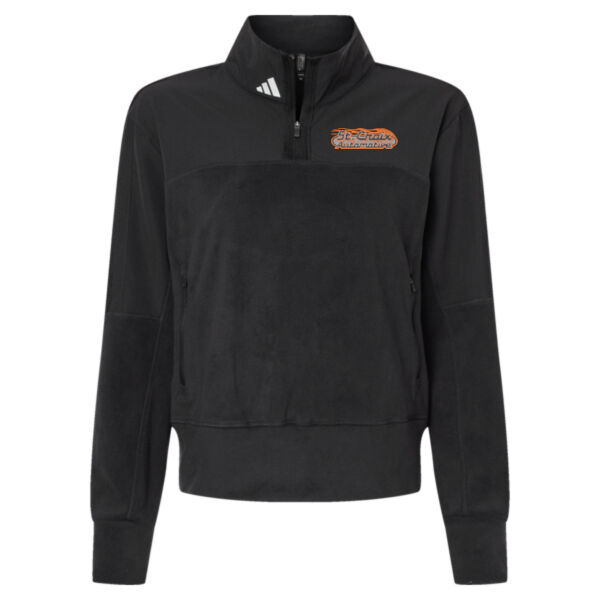 SCA - EMB - Women's Adidas Fleece Quarter-Zip Pullover Thumbnail